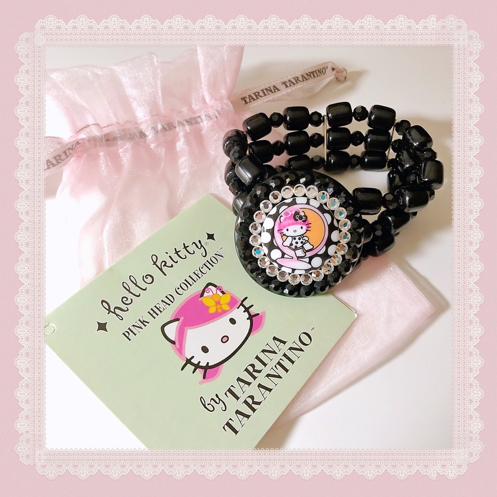 Tarina Tarantino Hello Kitty Pink Head Bracelet